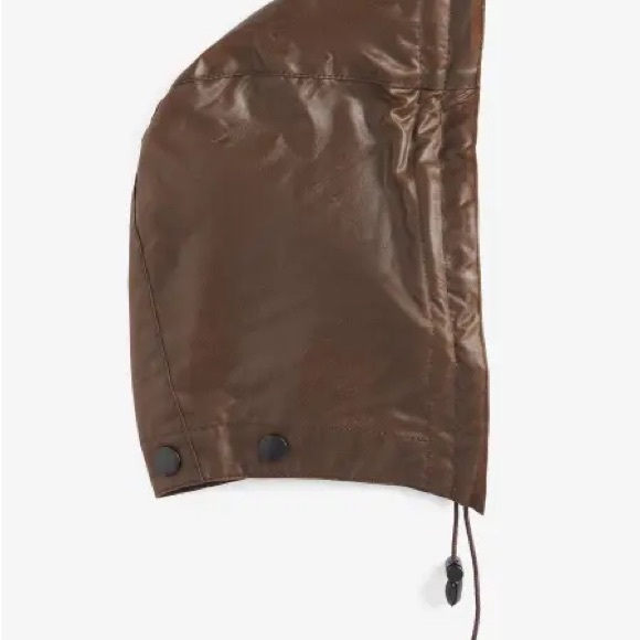 Barbour Waxed Cotton Hood - Bark - Picture 2 of 7